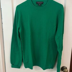 Bloomingdale's Green cashmere Crewneck Sweater
